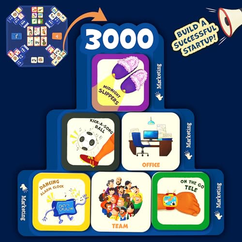 Skillmatics Start Up Board Game - Entrepreneurship & Business Strategy for Kids, Teens & Adults, Fun for Family Game Nights, Educational Gifts for Boys & Girls Ages 7, 8, 9, 10 & Up