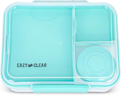 3/4/5 Compartment Convertible Bento Lunch Box with Gravy Bowl, Green
