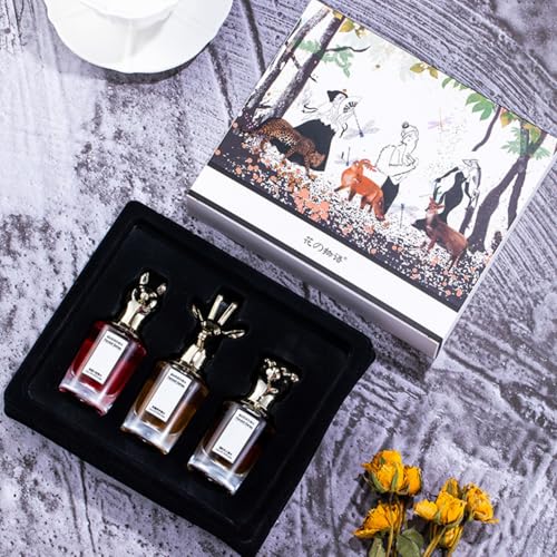 3 Pcs Perfume Set Gift For Women, Long-Lasting Fresh Floral Fragrance, Parfum Gift Christmas, Birthday Gift for Wife, Ladies Perfume Set For Her, Dating, Gift To Girlfriend, Eau de Parfum For Women