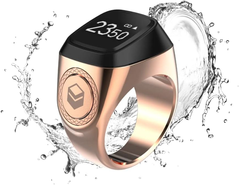 Zikr - Smart Tasbih Ring - Rose Gold - 18mm - 18mm