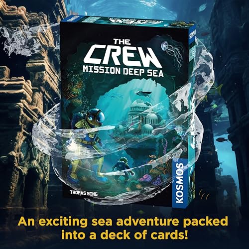 Thames & Kosmos The Crew: Mission Deep Sea - Black - One Size - 2021 - Card Game - Age 12+