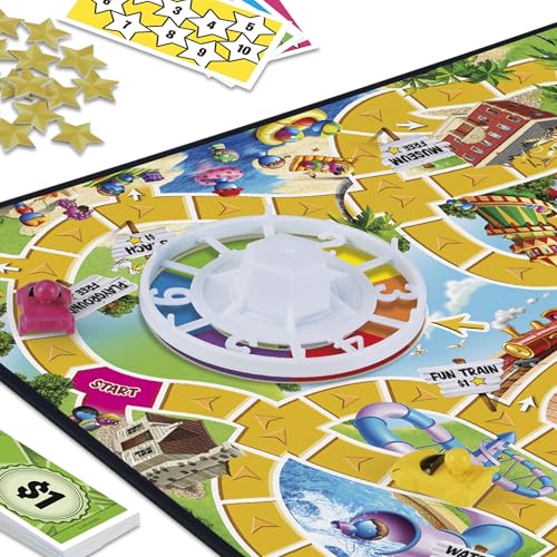 The Game of Life Junior Board Game for Younger Kids | Ages 5 and Up | 2-4 Players | Family Games for Preschoolers | Kids Gifts