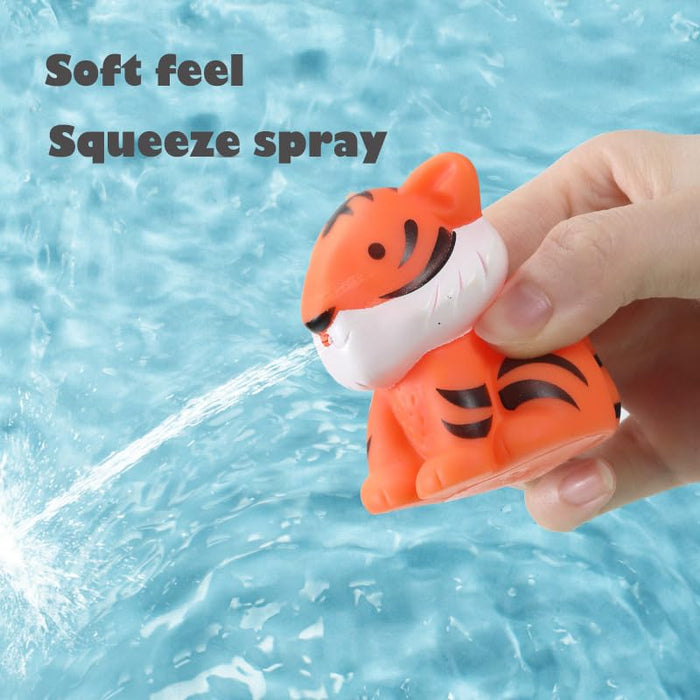 AM ANNA Bath Toys, 8 PCS Cute Animal Baby and Toddler Bath Toy for Toddlers 1-3 2-4, Floating Toys for 1 Year Old Boy Girl, New Born Baby Bathtub Water Toys, Preschool Toddler Pool Toys