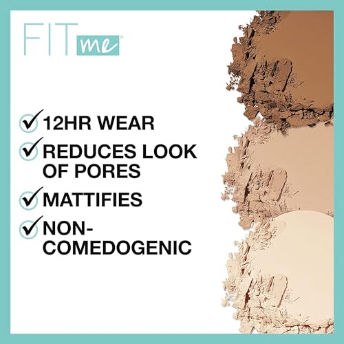 Maybelline New York Fit Me Matte and Poreless Powder, 220 Natural Beige, 12 gm