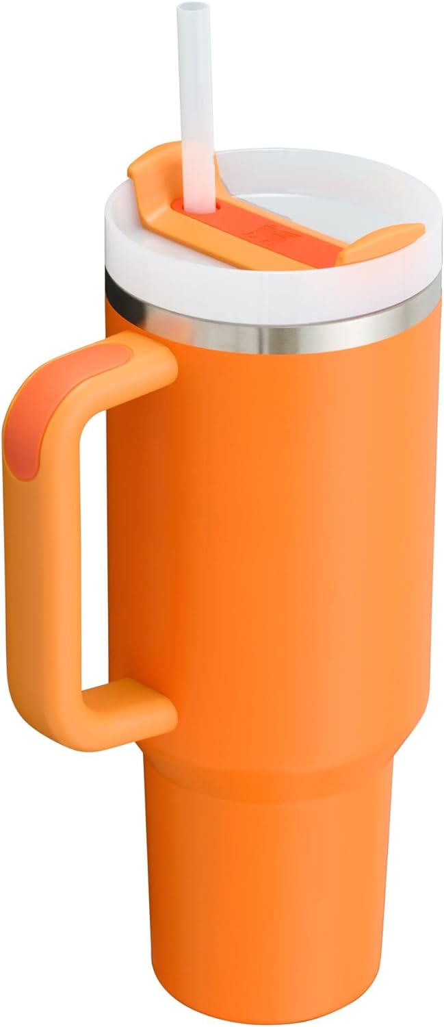 Stanley Quencher H2.0 Tumbler with Handle & Straw 40 oz | Twist On 3-Way Lid | Cupholder Compatible for Travel | Insulated Stainless Steel Cup | BPA-Free | Seafoam