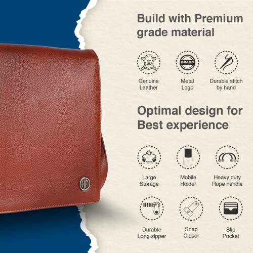 HAMMONDS FLYCATCHER Unisex-Adult Genuine Leather Messenger Bag Slings Bag|Sb1159
