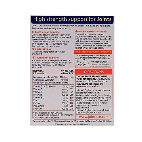 Vitabiotics Jointace With Glucosamine And Chondritn - 30 Tabs