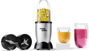 Magic Bullet, Multi-Function High-Speed Blender ,Black/Silver,4 Piece Set, MB4-0612 - 5 Piece Set
