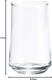 Ocean Patio Hi Ball Glass, Tumblers & Water Glasses, Set Of 6, Clear, 290 Ml, B1831006, Mocktail Glass, Beverage Glass, Water Glass, Juice Glass