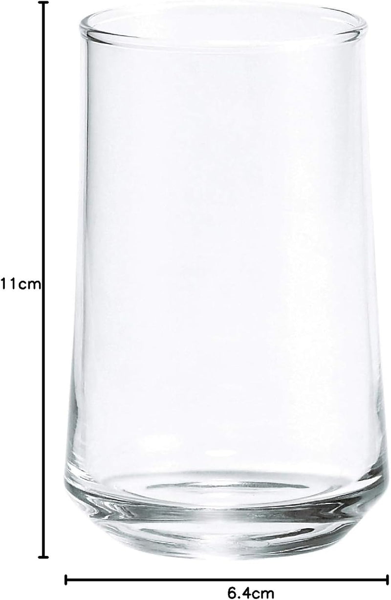 Ocean Patio Hi Ball Glass, Tumblers & Water Glasses, Set Of 6, Clear, 290 Ml, B1831006, Mocktail Glass, Beverage Glass, Water Glass, Juice Glass