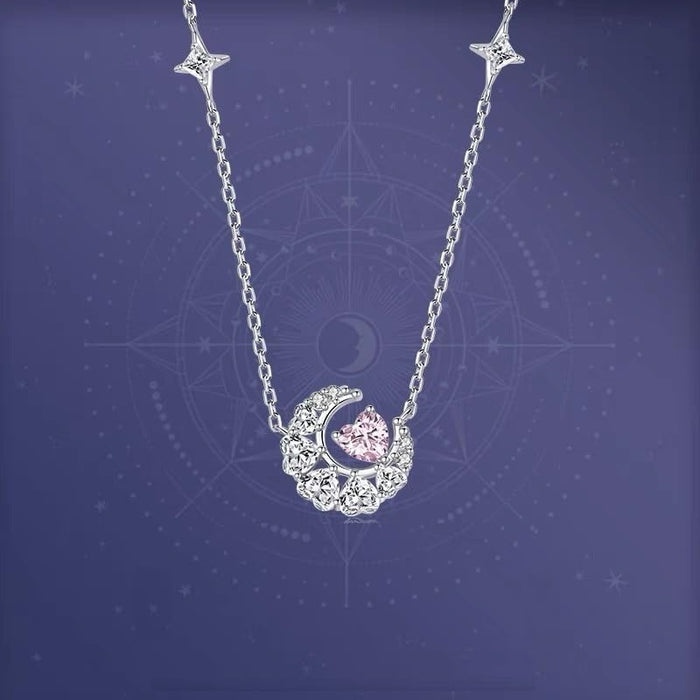 Swarovski Elements Crystal Rose Gold Plated gourd 925 Sterling Silver Necklace Gift Packing J.Rosée Fashion Jewelry