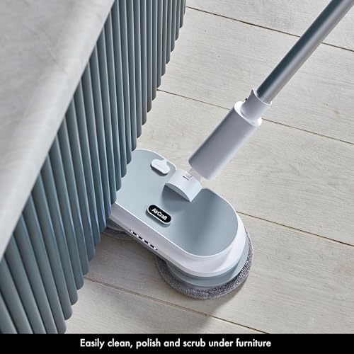 AirCraft Home PowerGlide City+ | Hard Floor Cleaner And Polisher | Good Housekeeping Institute Approved | Compact, Cordless and Rechargeable | With 8 Machine-Washable Microfibre Pads