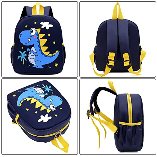 NA NA Dinosaur School Bag, Kids Backpack, 3D Printed Cartoon School Bag, Kindergarten Preschool Rucksack, Boys Girls Bookbag