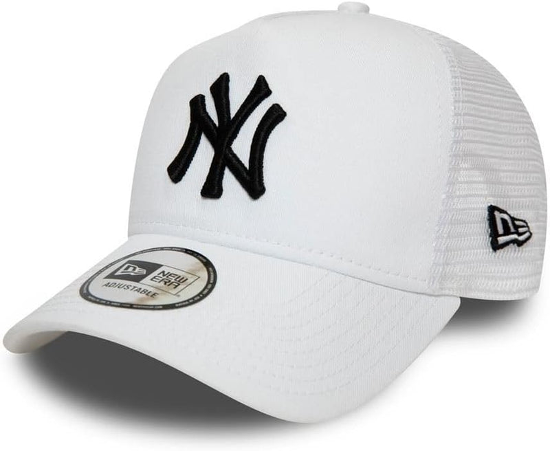 Men's League Essenl 940 a Frame Trucker Neyyan Cap Men's Cap - Yankees-White
