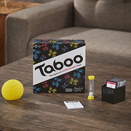 Taboo Classic Game, Party Word Guessing Game for Adults and Teens, Board Game for 4+ Players Ages 13 and Up