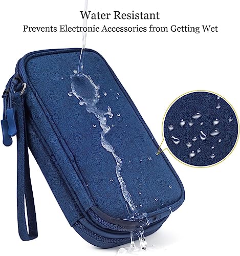 CAOODKDK Portable, Waterproof Electronics Accessories Case and Organizer Bag for Cables, USB Drives and Chargers