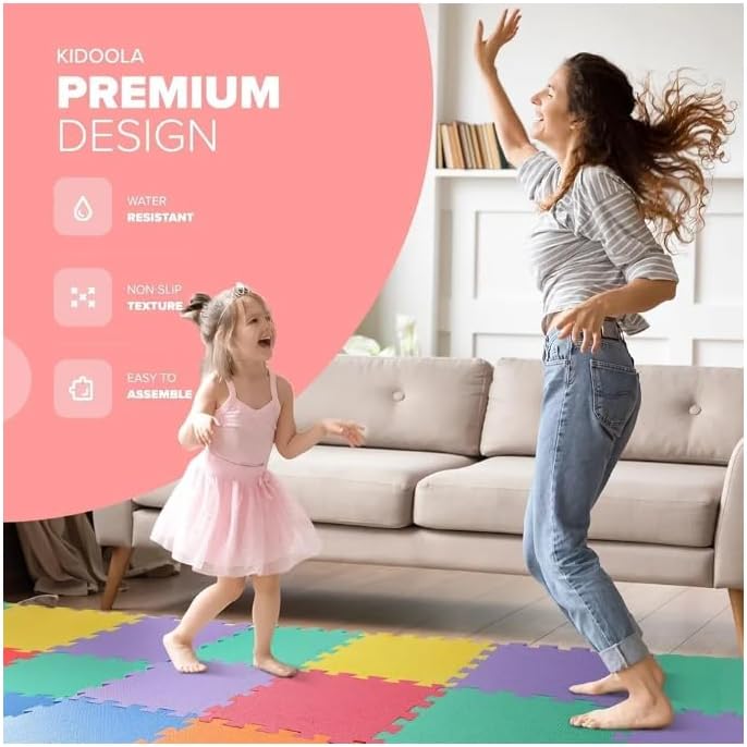 Foldable Baby Play Mat, Extra Large Waterproof Activity Playmats for Babies,Toddlers, Infants, Play & Tummy Time,