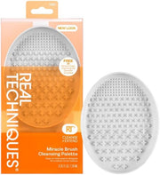 Miracle Blend + Cleanse 3 Piece Set, Makeup Sponge For Blending Foundation & Solid Soap For Deep Cleaning Sponges, Includes Travel Storage Tote, Cruelty-Free, & Latex-Free - Brush Cleansing Palette