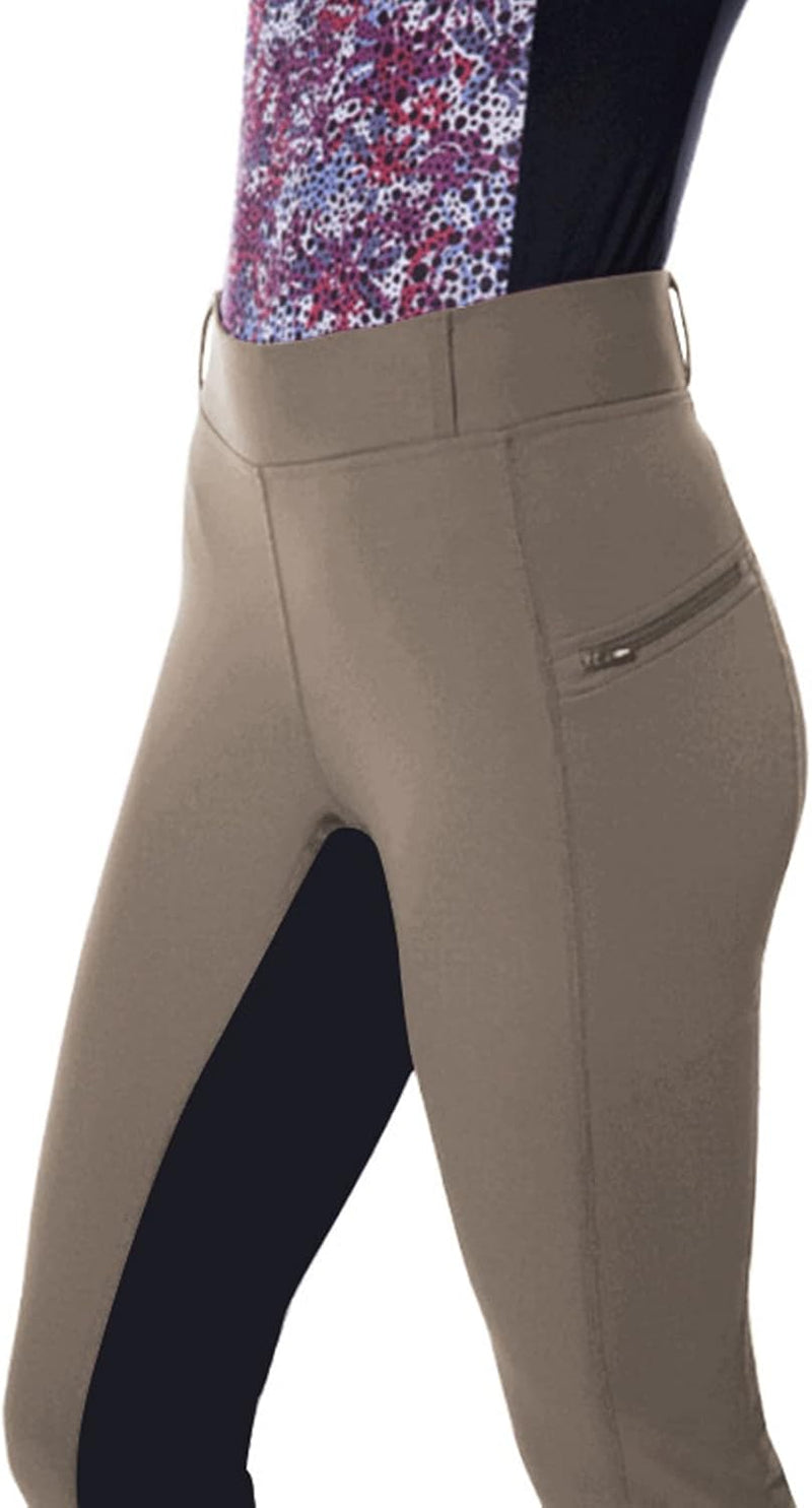Fashion Women's Equestrian Pants Ladies Horse Riding Tights High Waist Elastic Equestrian Trousers Leggings Gym Yoga Leggings