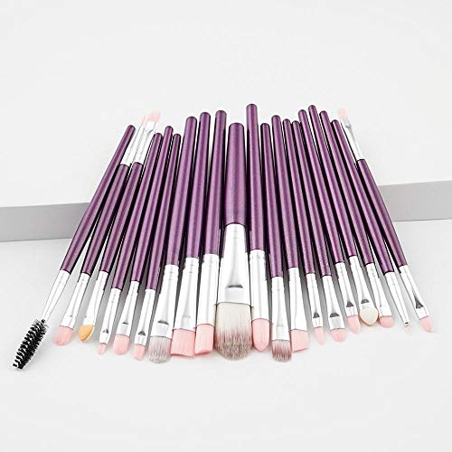 Generic-Eye Shadow Applicator - New Makeup Brushes Set Eye Shadow Foundation Powder Eyeliner Eyelash Lip Make Up Brush Cosmetic Beauty Makeup brush Tool Kit Hot (10PCS-White-Golden)-NEW
