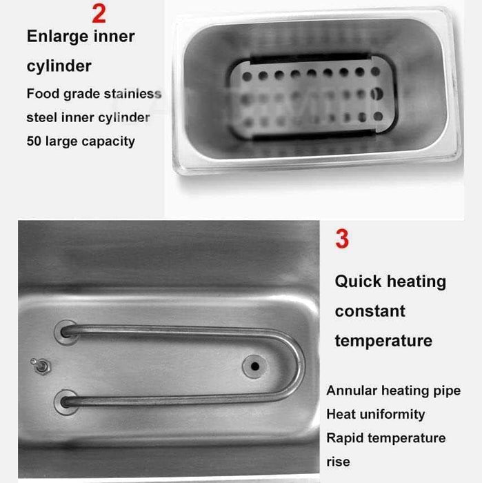 HTONVK 9l Commercial Egg Cooker, Electric Egg Cooker and Poacher for Omelet, Soft, Medium and Hard Boiled Eggs - 50 Egg Capacity