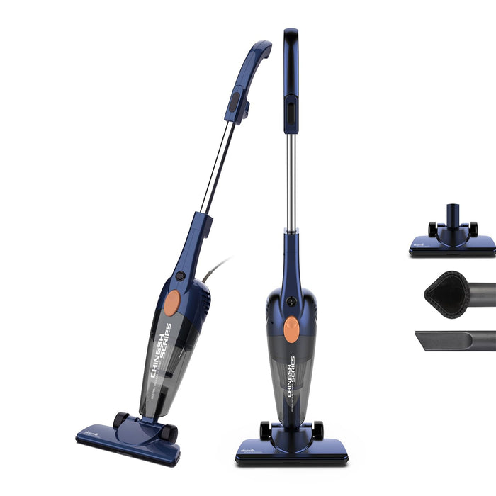 Deerma DX118C Pro 2-in-1 Handheld Vacuum Cleaner, Vacuum Cleaner 600W 15kPa Strong Suction Powerful Lightweight 5M Power Cable | HEPA Filtration Upright & Handheld Vacuum Dual-Usage