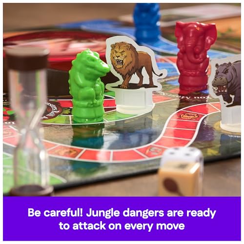 Spin Master Games Jumanji The The Classic Scary Adventure Family Board Game Based on The Action-Comedy Movie, for Kids and Adults Ages 8 & up