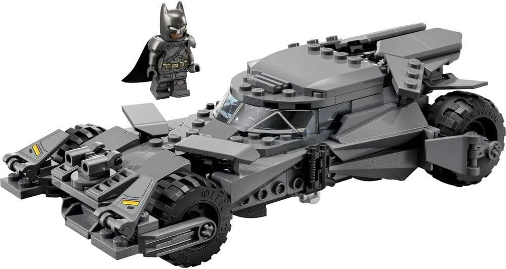 DC Batman Batman v Superman Batmobile 76331 Car Toy, Collectible Minifigure & Golden Coin, Super Hero Model Kit, Gift for 9+ Year Old Boys & Girls, 220 Pieces
