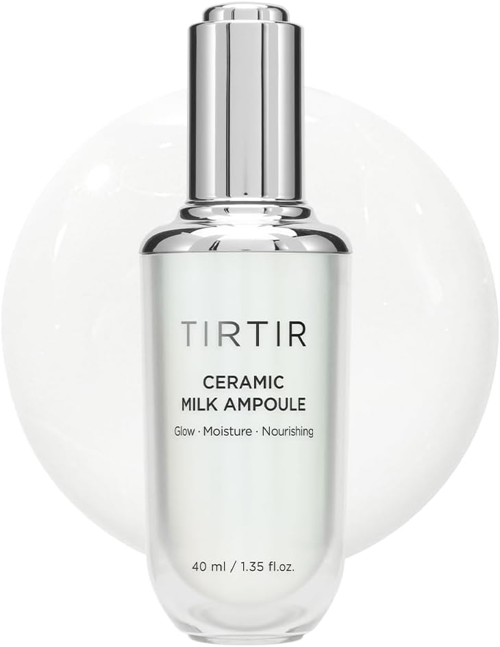 Ceramic Milk Ampoule (1.35 Fl Oz), 40ml (3 in 1 Skin care Triple Cream Formula) - White medium