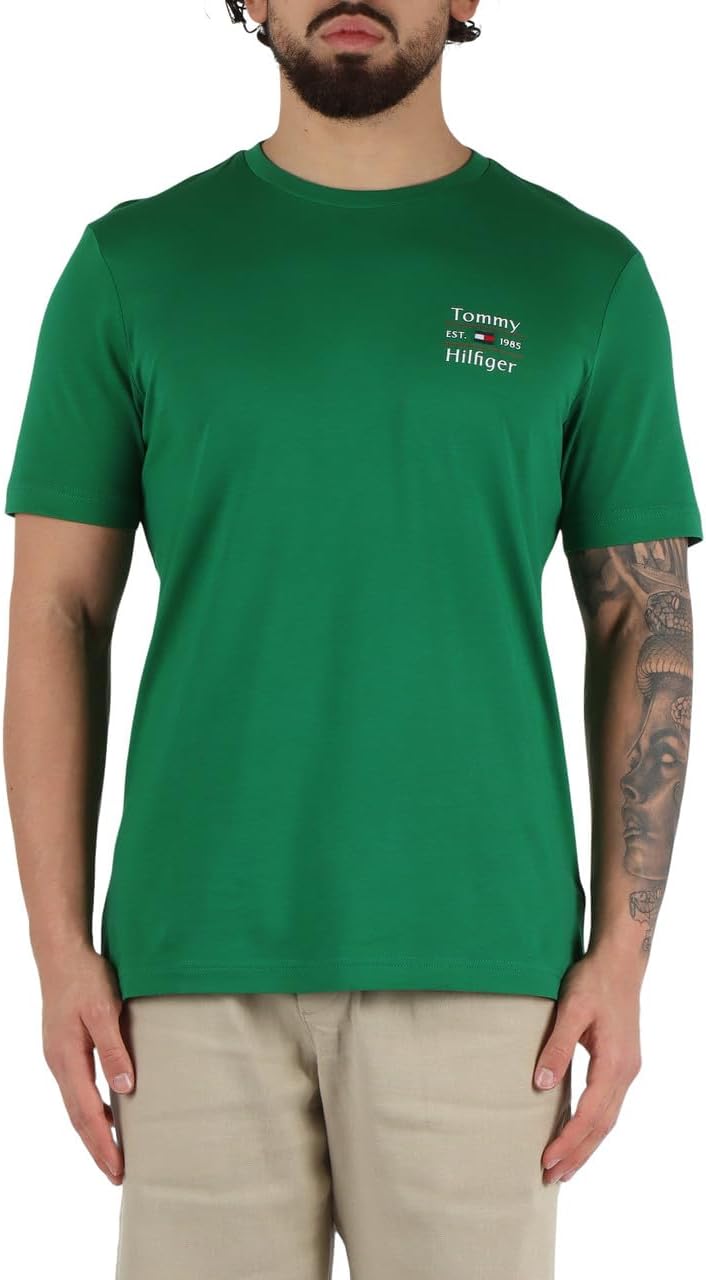 TOMMY HILFIGER mens HILFIGER STACK TEE S/S T-Shirt