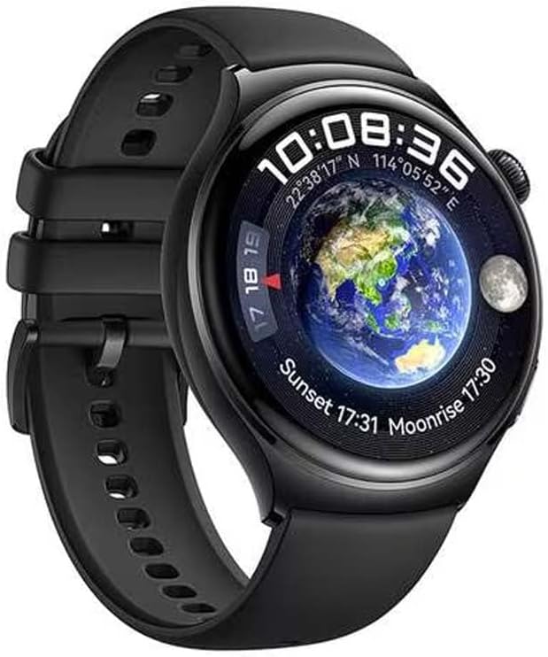Haino Teko Germany RW 32 Round Smart Watch with 3 set Strap and Wireless Charger For Mens and Boys (Silver)