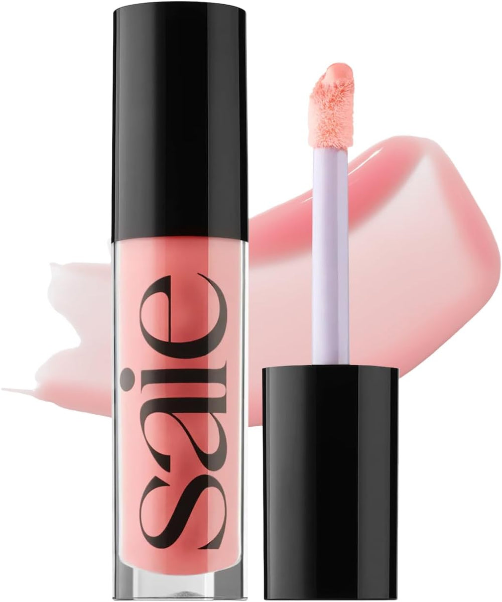 Glossybounce - Hydrating Lip Gloss and Tinted Lip Oil Hybrid with Hyaluronic Acid & Jojoba Oil for Non-Sticky, Ultra-Shiny, Plump & Soft Lips - Everyday Makeup Essential - Kiss (.17 oz)