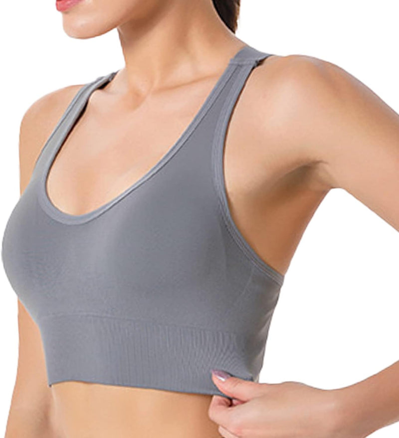 Dress Cici Longline Sports Bra Medium Support, Full Coverage Strappy Back Sports Bra