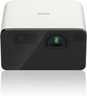 Epson EF-22 Mini Smart Laser Projector with Swivel stand, Full HD, 1000 Lumens, 150 Inch Display with HDR, Google TV, Dolby Atmos Sound, Gaming & Home Cinema Onyx Black - Warm White