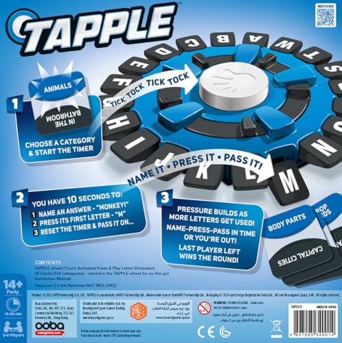 Tapple (English) Ooba Games Boardgame Space