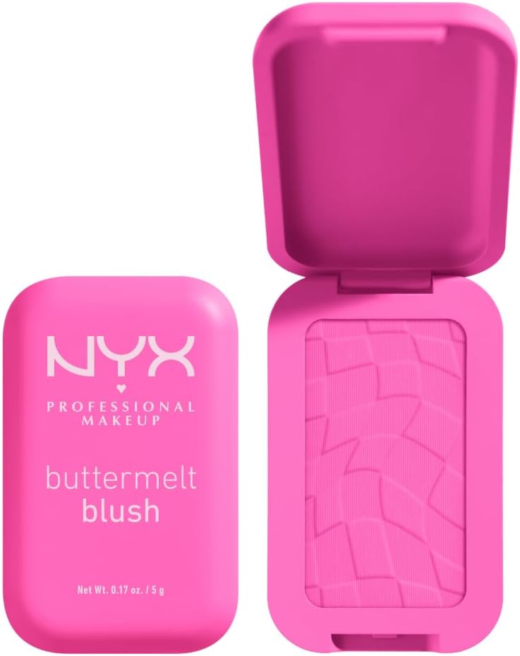 Buttermelt Powder Blush Compact, Matte Finish, up to 12 H Wear, Fade & Transfer Resistant, Butta Together - BUTTA HALF