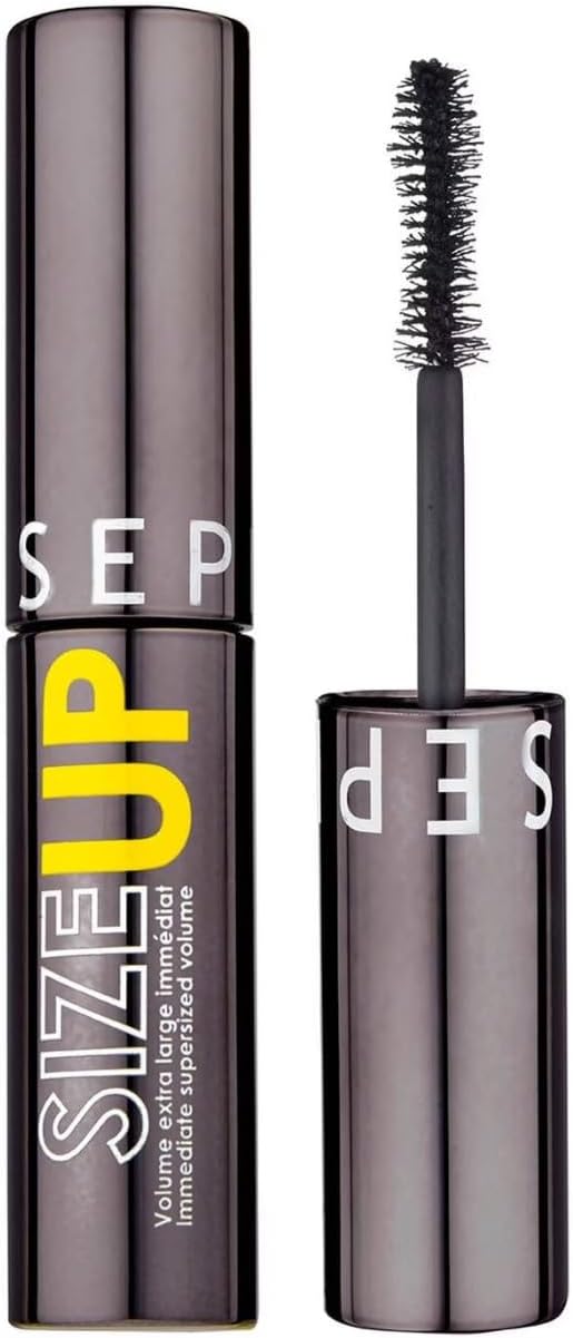 Collection Size Up Mascara Mini Size 5ml 0,16 fl oz +180% XXL Immediate Supersized Volume for Lashes Vegan - Black 5.03 ml (Pack of 1)