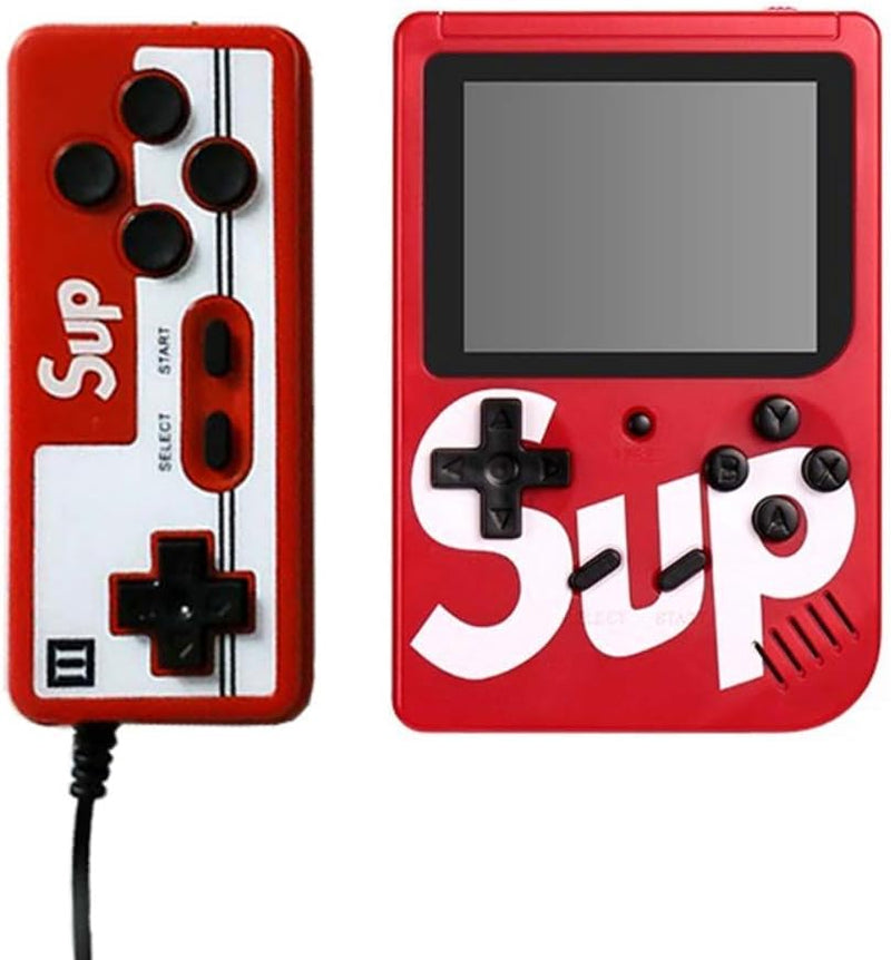AWH INJOY SUP Game Box - 400 Retro Games in 1 Mini Console Can Connect to TV Yellow