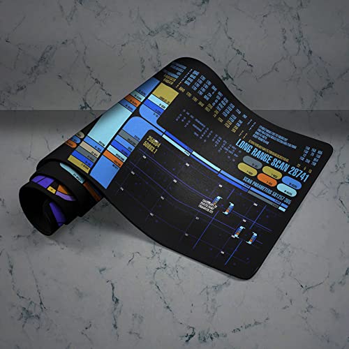 Designfullprint Trekkies Trekker Sci-fi Control Console Display Desk Mat, Large Gamer Mouse pad, Laptop Pad Mat, Game Mat, Gaming Accessories, Computer Accessories, Gaming Room Decor, SciFi Gift KMH
