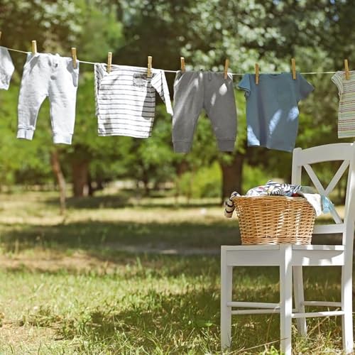 Bntyok Clothes Lines for Hanging Clothes Travel Clothes line Retractable Clothes line with Hooks and Suction Cups Camping Accessories Cruise for Indoor Home Camping