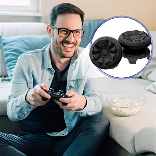 FPS Freek Galaxy Black for PlayStation 4 (PS4) and PlayStation 5 (PS5) Performance Thumbsticks, Compatible Controller Grip Performance, Galaxy Themed Thumbstick Covers (1 High-Rise, 1 Mid-Rise, Black)