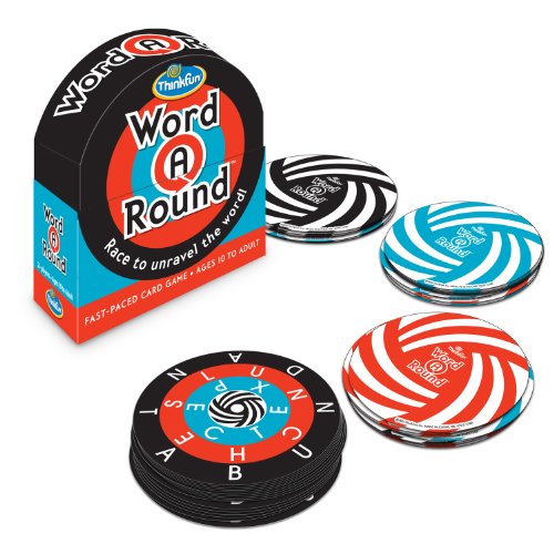 Think Fun Thinkfun Word A Round Game - Award Winning Fun Card Game For Age 10 And Up Where You Race To Unravel The Word
