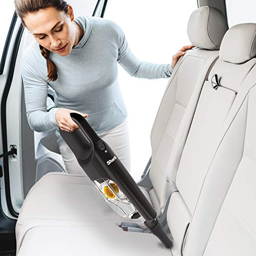 Shark Handheld Cordless Vacuum Cleaner with Pet Tool, Crevice Tool & Dusting Brush, 80 W, 0.45 liters, 10 Minute Run-Time, Washable Filter, Black & Yellow, CH950UKT