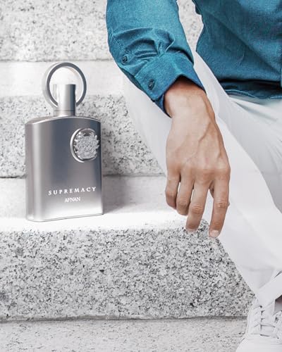 AFNAN Supremacy Silver Eau De Parfum for Men, 100 ML