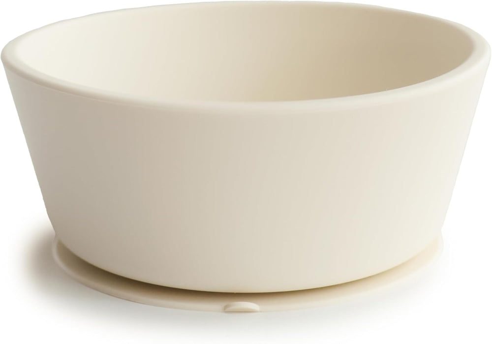 Silicone Baby Food Bowl with Suction, Spill-Proof Design, Microwave & Dishwasher Safe - BPA-Free, Food-Grade Material Stays Cool to Touch for Easy Self-Feeding, 280ml Woodchuck