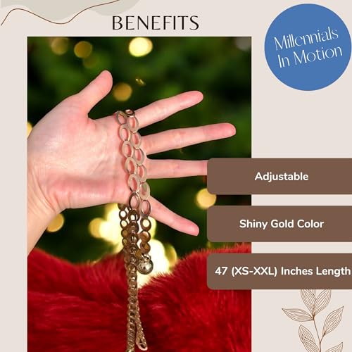 Millennials In Motion Gold Waist Chain for Women