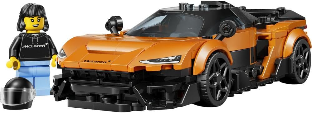 Speed Champions McLaren W1 Supercar Toy - Car Model Kit w/a Collectible Driver Minifigure - Birthday Gift Idea for 9+ Year Old Boys & Motorsport Fans - 77257 – image 9