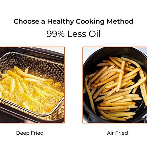 Geepas Digital Air Fryer, Black, 1400W, 3.5 Liter Capacity, GAF37512, 2 Year Manufacturer Warranty