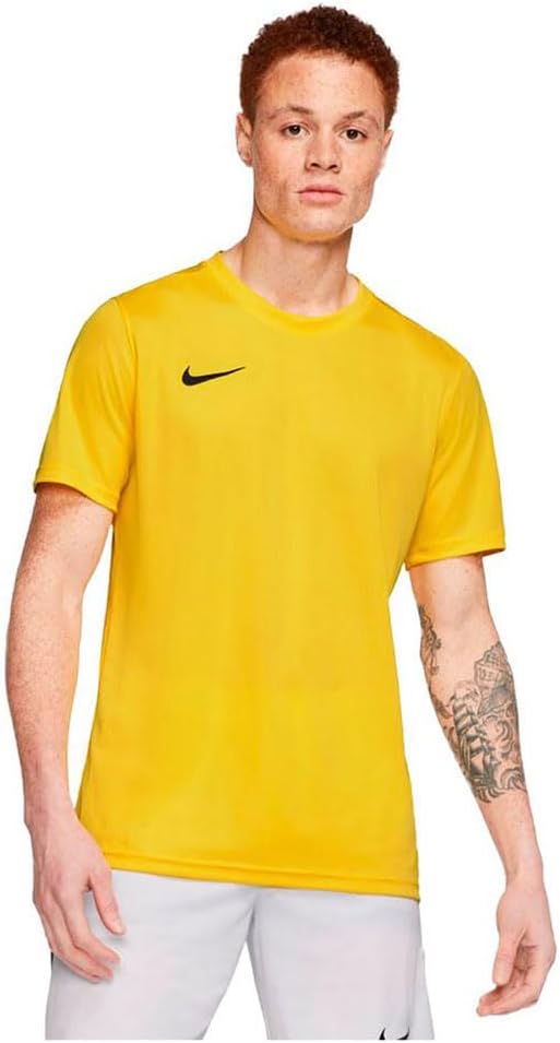 mens M Nk Dry Park Vii Jsy Ss T-shirt - Tour Yellow/Black