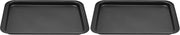 RK Bakeware , Cake Mould Sheet Pans , Black , 42.5 Cm , Rntp17 , Cookie Pan , Bread Pan , Biscuit Pan , Bakeware , Cake Mould - 42.5X28X2.5 CM (Pack of 2)